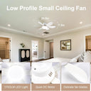Modern Ceiling Fan with LED Light - Quiet Motor, Ceiling Fan with Light and Remote Control, 3 Speed & Color Temperature Settings Energy Efficient,for Living Room, Bedroom, Easy Install