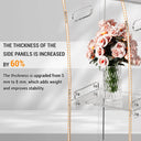 Acrylic Podium Stand，49“ Tall Portable Podium with Lockable Wheels, Clear lecterns & Podium with Storage Shelf for Classroom, Pulpit Podium for Church,Wedding,Presentation
