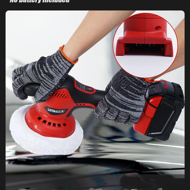 Cordless Car Polisher for Car Detailing Compatible for milwaukee 18V Battery, Power Polishers and Buffers Up To 5500Rpm, Orbital Buffer Cordless for Car with 6 Variable Speed -NO Battery