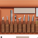 RexTact Wood Carving Kit Deluxe Hand Carving Tool Set, 16 Wood Whittling Kit High-Carbon Steel, Wood Art Tools 8 Whittling Knives & 4 Detail Carving Knives for Beginner &Professional Christmas Gift