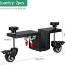 Door Installation Tool Kit - 2 Pcs Door Installation Dolly, Heavy Duty Door Board Dolly for 1-3/8" to 2-1/4" Door Installation Tools for Pre Hung Door Lifter Up to 1000 Lbs