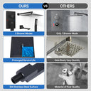 Matte Black Shower System with Tub Spout, Full Metal 10” Rainfall Shower Tub Faucet Set with Handheld Spray Combo, High Pressure Wall Mount Shower Valve and Trim Kit for Bathroom (matte black)
