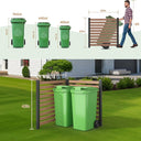 Air Conditioner Fence PVC Privacy Fence Panel Trash Bin Fence 42" W X 42" H Swimming Pool Equipment Enclosure Privacy Fence Outdoor Privacy Screens (2 Panels)