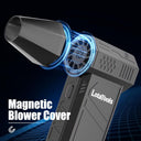 Cordless Electric Jet Blower - 130000 RPM Compressed Air Duster with Long-Lasting Battery & 3-Speed Adjustable Power, Mini Jet Dry Blower for Deep Cleaning of Keyboard, Car, Home, and Office
