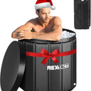 Portable Tub for Shower Portable Bath Tub for Athlete Pizza Oven Tables, Easy Setup Ice Pod for Indoor and Outdoor Use 108 Gallon Portable Shower Tub for Adults