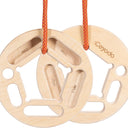 URBANVISTA Climbing Hangboard Rock, Wooden Climbing Board Round