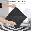 30-Pack Peel and Stick Vinyl Floor Tiles, 12"x12" Self-Adhesive Waterproof Peel and Stick Flooring Planks DIY for Bathroom, Kitchen, Living Room, Cover 30 Sq. Ft Black