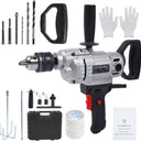URBANVISTA Electric Handheld Drill Mixer 1200W, 10A Corded Heavy Cement Mixer Set, Variable Speeds Mixing Drill Machine 5/8", Concrete Mud Mixer with Spade for Drilling and Mixing