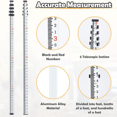 16-Foot/10ths Grade Rod