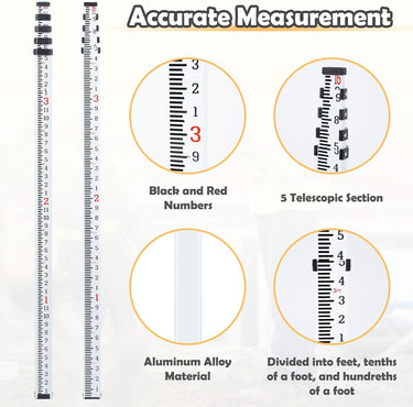16-Foot/10ths Grade Rod