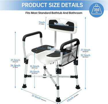 Shower Chair with Handles