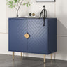 Sideboard Cabinet, 31.5'' Modern Buffet Cabinet with Storage, Credenza Buffet Table with 2 Doors and Adjustable Shelf, Sideboard Buffet Cabinet for Living Room, Kitchen and Entryway, Black