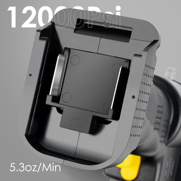 Electric Grease Gun 21V, Cordless Grease Gun, Grease Gun Battery Powered with 47'' Pressure Hose for Large Vehicles （Battery Not Included (Makita, 12000)