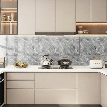 Peel and Stick Backsplash Tile, 12”×12” Self Adhesive Tile Backsplash Tile Peel and Stick for Bathroom Backsplash and Livingroom 20 Sheets White