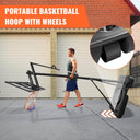 LotFun Basketball Hoop Outdoor, 5.2-10FT Height Adjustable Portable Basketball Hoops with 44 Inch Shatterproof Backboard, Basketball Goal System for Kids Youth and Adults in Backyard/Driveway/Indoor