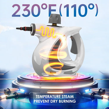 Steam Cleaner for Home, High Pressure Handheld Steam Cleaner with 14-Piece Accessory Set, Portable Steamer for Cleaning Car Upholstery Tile Grout Home
