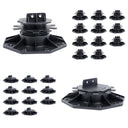 8 PCS Deck Blocks, Tuff Blocks Deck Foundation with Stone Accessories & Rubber Pads, Adjustable Deck Support Pedestal(3.54" to 4.65") - Deck Footings Without Digging,Special Dad's Gift
