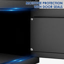 Fireproof Safe with Fire Video,1.8 Cubic Feet Class A Fireproof Standard Digital Safe Box Fireproof for Home&Office,Alloy Steel Fire Proof Safe for Document Money Jewelry Valuables,Black