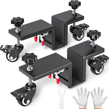 Door Installation Tool Kit - 2 Pcs Door Installation Dolly, Heavy Duty Door Board Dolly for 1-3/8" to 2-1/4" Door Installation Tools for Pre Hung Door Lifter Up to 1000 Lbs