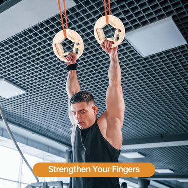 URBANVISTA Climbing Hangboard Rock, Wooden Climbing Board Round