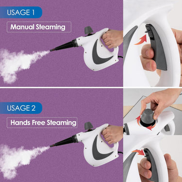 Steam Cleaner for Home, High Pressure Handheld Steam Cleaner with 14-Piece Accessory Set, Portable Steamer for Cleaning Car Upholstery Tile Grout Home