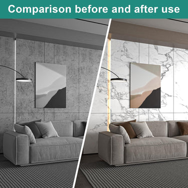White Marble Peel and Stick Wallpaper,17.7"x196.8",Self-Adhesive and Removable Granite Contact Paper for Furniture Makeover, Deal for Updating Old Furniture in Kitchen,Bedroom,Bathroom