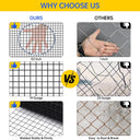 Hardware Cloth,1/2 inch 48" x 100' Chicken Wire Fencing,19 Gauge Vinyl Coated Wire Mesh Roll, Black Welded Wire Fence Roll Chicken Wire Mesh Roll for Garden Fencing Gopher Rabbit Snake Wire