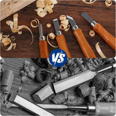 RexTact Wood Carving Kit Deluxe Hand Carving Tool Set, 16 Wood Whittling Kit High-Carbon Steel, Wood Art Tools 8 Whittling Knives & 4 Detail Carving Knives for Beginner &Professional Christmas Gift