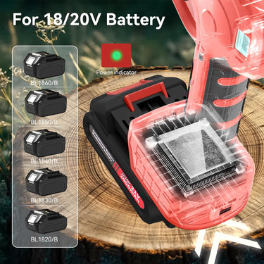 Electric Pruning Shears, 40mm Cordless Pruner for Ma-kita Battery, Brushless Motor, Charging Indicator Light and LCD Display, Adjustable cutter with SK7 High Carbon Steel Blade for Gardening Pruning