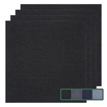 30 Pack Carpet Tile - 12” X 12” Self Adhesive Carpet Floor Tiles Anti-Slip Reusable Carpet Squares Peel and Stick Carpet Floor Tilel DIY Installation for Bedroom (Blue)