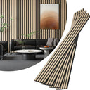 4-Piece Wood Slat Acoustic Panels for Stylish Decor - 94.5" x 7.87"Acoustic Wood Wall Panels 3D Wood Slat Wall Panel Acoustic Wood Panels for Ceiling and Wall White Oak