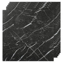 30-Pack Peel and Stick Vinyl Floor Tiles, 12"x12" Self-Adhesive Waterproof Peel and Stick Flooring Planks DIY for Bathroom, Kitchen, Living Room, Cover 30 Sq. Ft Black