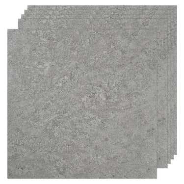 30-Pack Peel and Stick Vinyl Floor Tiles, 12"x12" Self-Adhesive Waterproof Peel and Stick Flooring Planks DIY for Bathroom, Kitchen, Living Room, Cover 30 Sq. Ft Black