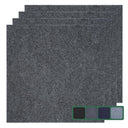 30 Pack Carpet Tile - 12” X 12” Self Adhesive Carpet Floor Tiles Anti-Slip Reusable Carpet Squares Peel and Stick Carpet Floor Tilel DIY Installation for Bedroom (Blue)