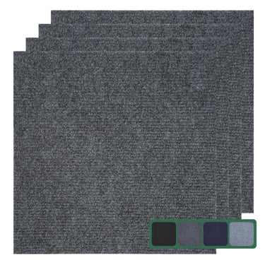 30 Pack Carpet Tile - 12” X 12” Self Adhesive Carpet Floor Tiles Anti-Slip Reusable Carpet Squares Peel and Stick Carpet Floor Tilel DIY Installation for Bedroom (Blue)